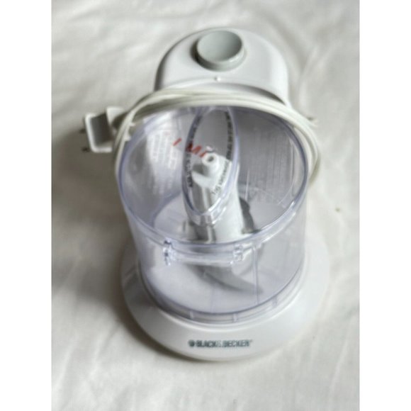 Black & Decker Food Chopper One-Touch Electric HC306 Motor Tested Campers Small - Picture 5 of 8